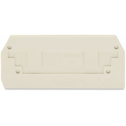 WAGO Abschluss- und Zwischenplatte 2,5 mm dick lichtgrau...