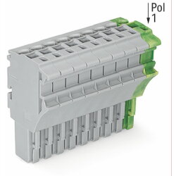 WAGO 1-Leiter-Federleiste Push-in CAGE CLAMP® 4 mm?...