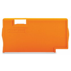 WAGO Trennplatte 2 mm dick überstehend orange 2004-1394