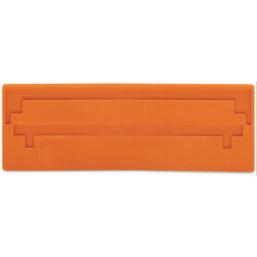 WAGO Trennwand 2 mm dick überstehend orange 282-340