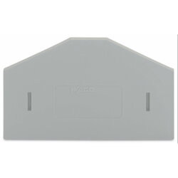 WAGO Trennwand 2 mm dick überstehend grau 281-348