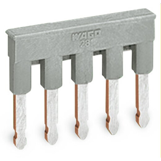 WAGO Brücker 5-fach isoliert grau 280-485