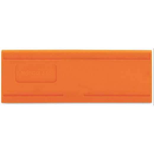 WAGO Trennwand 2 mm dick überstehend orange 880-340