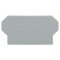WAGO Trennwand 2 mm dick überstehend grau 280-338