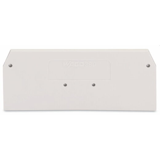 WAGO Abschluss- und Zwischenplatte 2,5 mm dick lichtgrau 280-358