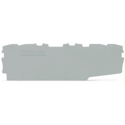 WAGO Abschluss- und Zwischenplatte 0,7 mm dick grau...