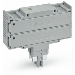 WAGO Doppelsicherungsstecker 230 V 10,4 mm breit grau...