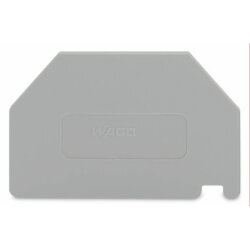 WAGO Trennwand 2 mm dick überstehend grau 281-332