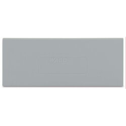 WAGO Trennwand 2 mm dick überstehend grau 279-309