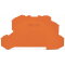 WAGO Abschluss- und Zwischenplatte 1 mm dick orange 2002-2692