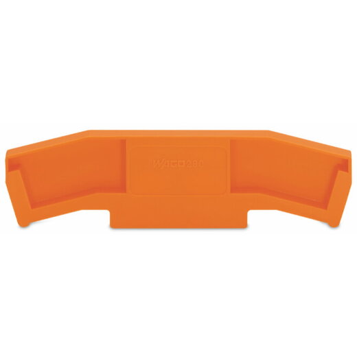 WAGO Abschluss- und Zwischenplatte 5 mm dick orange 280-333