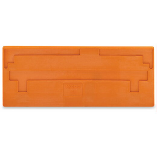 WAGO Trennwand 2 mm dick überstehend orange 283-329