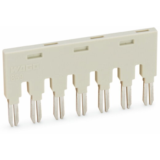 WAGO Brücker für Brückungsschacht 7-fach lichtgrau 859-407