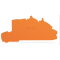 WAGO Abschluss- und Zwischenplatte  orange 2203-7692
