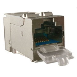 EKU e-stoneModul 1xRJ45 Keystone Cat6A EIA/TIA 10 GbE...