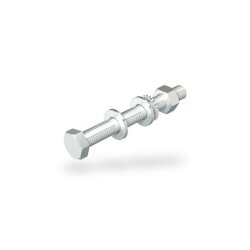 OBO Sechskantschraube 6418248 Fächerscheib SKS 10X80...