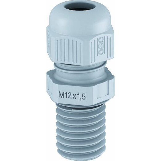 OBO Kabelverschraubung V-TEC VM lang M32 silbergrau