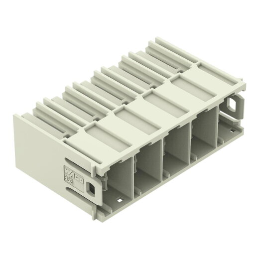 WAGO THT-Stiftleiste Lötstift 1,2 x 1,2 mm abgewinkelt lichtgrau 832-3625