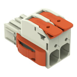 WAGO 1-Leiter-Federleiste Hebel Push-in CAGE CLAMP®...