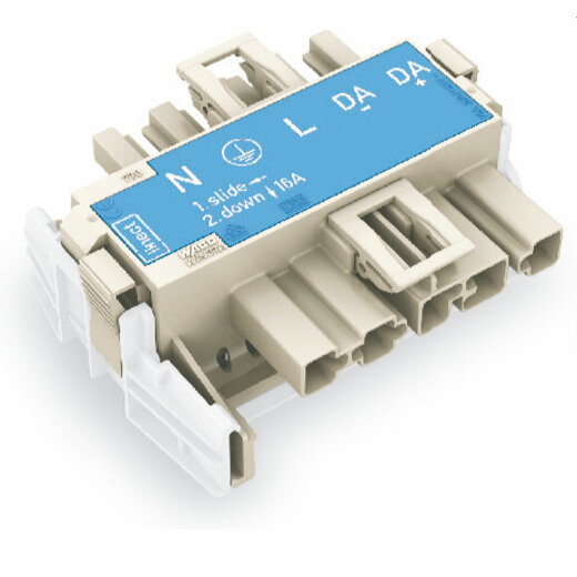 WAGO Linect®-T-Steckverbinder 5-polig Kod. I blau 770-7105