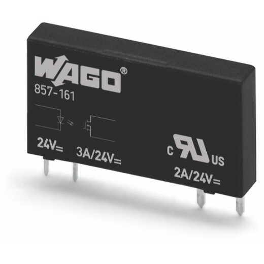 WAGO Elementar-Solid-State-Relais Eingangsnennspannung DC 60 V Ausgangsspannungsbereich DC 0 ? 48 V 857-165