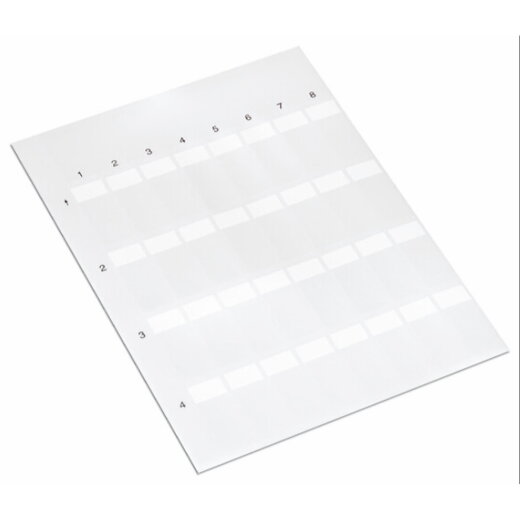 WAGO Selbstlaminierende Etiketten weiß 211-150