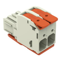 WAGO 1-Leiter-Federleiste Hebel Push-in CAGE CLAMP®...