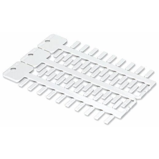 WAGO Einsteckschild für Plotter IP200 für die Verwendung in Tüllen weiß 211-110