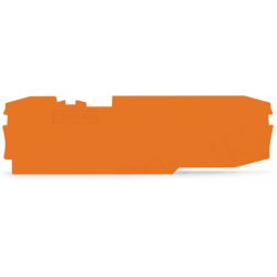WAGO Abschluss- und Zwischenplatte 1 mm dick orange...