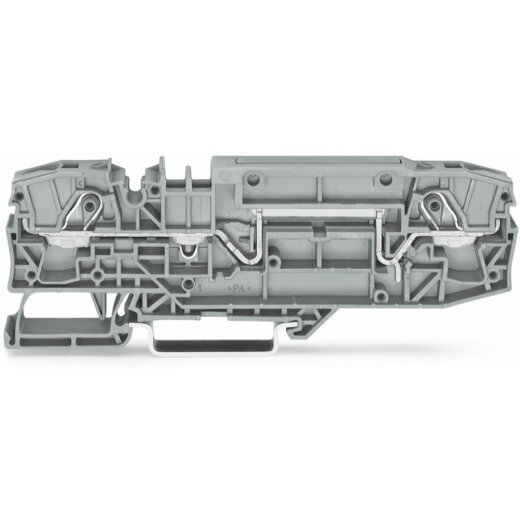 WAGO 2-Leiter-Durchgangsklemme 6 mm? mit Prüfmöglichkeit grau 2006-8601