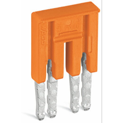 WAGO Brücker 282-432 isoliert orange 2fach