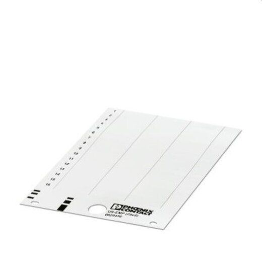 Phoenix Contact Einrastschildchen US-EMP (29X8) weiss unbeschriftet