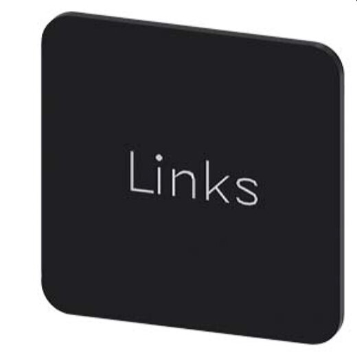 Siemens Bezeichnungsschild 22x22 Links 3SU1900-0AF16-0AJ0