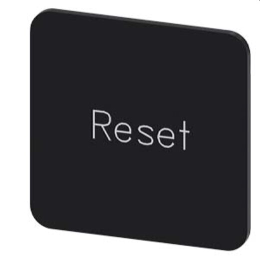 Siemens Bezeichnungsschild 22x22 Reset 3SU1900-0AF16-0DU0