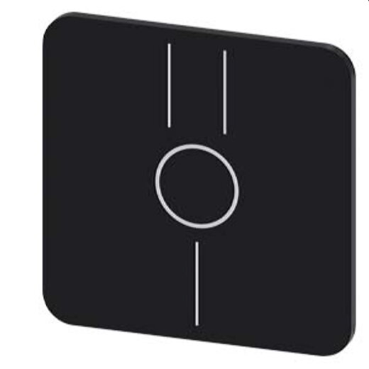 Siemens Bezeichnungsschild 22x22 II O I 3SU1900-0AF16-0QQ0