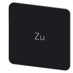 Siemens Bezeichnungsschild 27x27 Zu 3SU1900-0AE16-0AL0