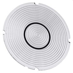 Siemens Einlegeschild rund milchig Symbol O...