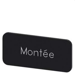 Siemens Bezeichnungsschild 12,5x27 Montee 3SU1900-0AC16-0GC0