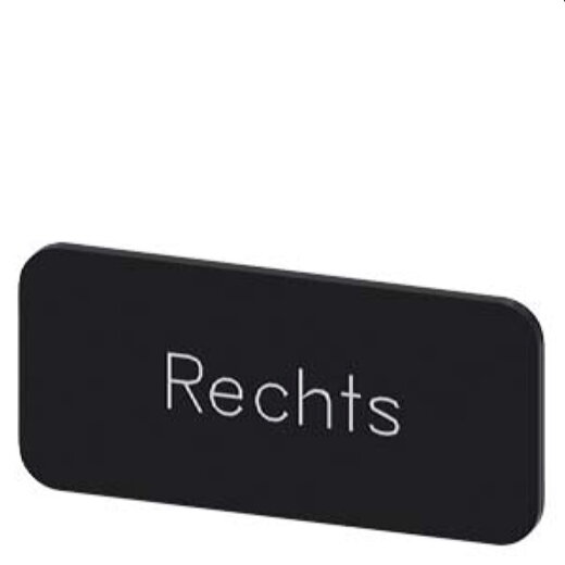 Siemens Bezeichnungsschild 12,5x27 Rechts 3SU1900-0AC16-0AH0