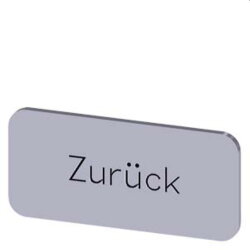 Siemens Bezeichnungsschild 12,5x27 Zurück...