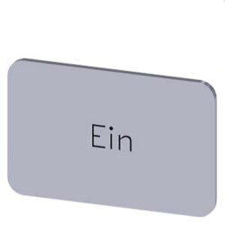 Siemens Bezeichnungsschild 17,5x27 Ein 3SU1900-0AD81-0AB0