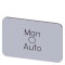 Siemens Bezeichnungsschild 17,5x27 Man-O-Auto 3SU1900-0AD81-0DY0