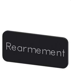 Siemens Bezeichnungsschild 12,5x27 REARMEMENT...