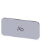 Siemens Bezeichnungsschild 12,5x27 Ab 3SU1900-0AC81-0AE0