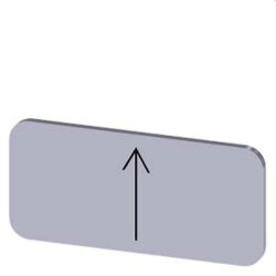 Siemens Bezeichnungsschild 12,5x27 Pfeil oben...