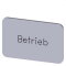 Siemens Bezeichnungsschild 17,5x27 Betrieb 3SU1900-0AD81-0AP0