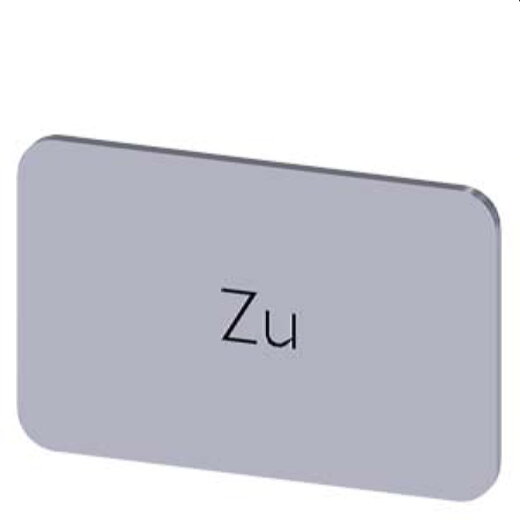 Siemens Bezeichnungsschild 17,5x27 Zu 3SU1900-0AD81-0AL0