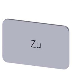 Siemens Bezeichnungsschild 17,5x27 Zu 3SU1900-0AD81-0AL0