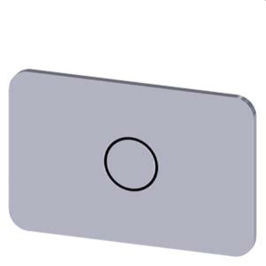 Siemens Bezeichnungsschild 17,5x27 O 3SU1900-0AD81-0QA0