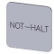 Siemens Bezeichnungsschild 22x22 Not-Halt 3SU1900-0AF81-0AT0